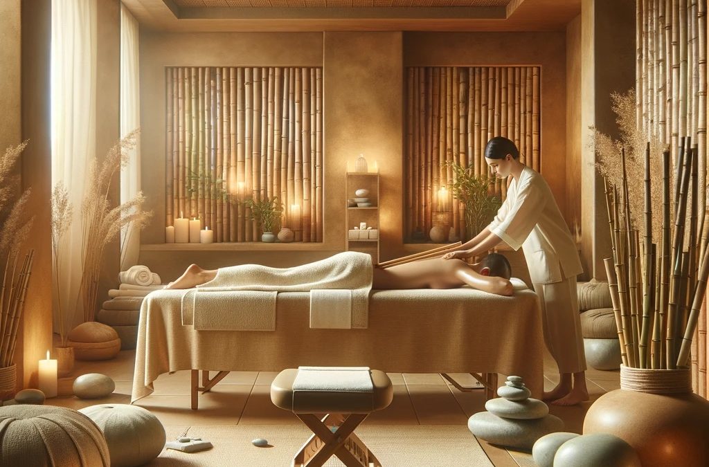 Découvrez les Bienfaits Uniques du Massage au Bambou : Une Invitation au Bien-Être au Chalet du Bien-Être