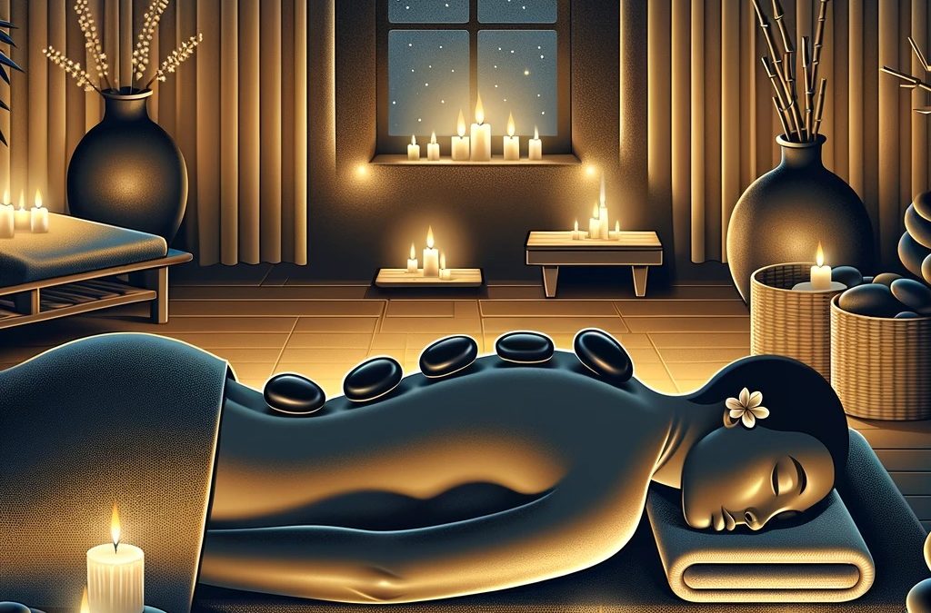 La Chaleur Apaisante : Découvrez le Massage aux Pierres Chaudes au Chalet du Bien-Être